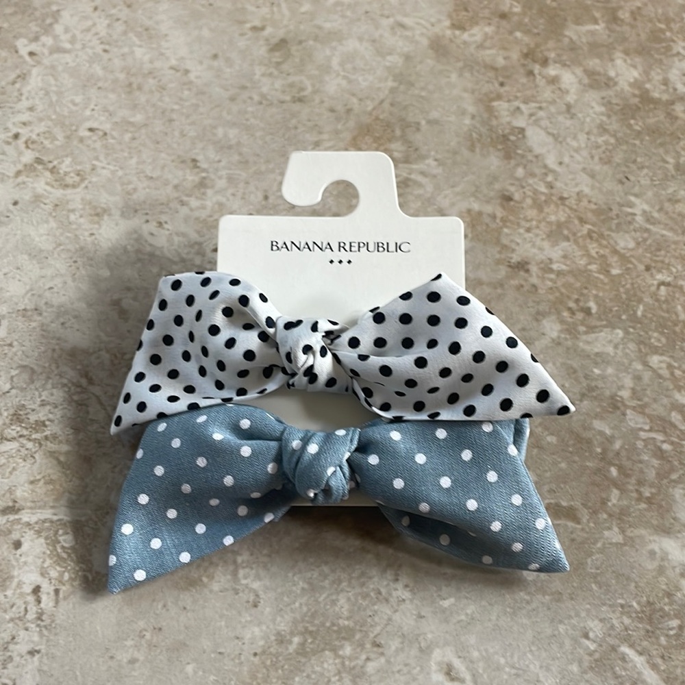 Polka Dot Bows Hair Scrunchies